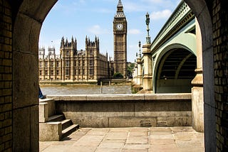 pic of the clock tower, Big Ben in London, England