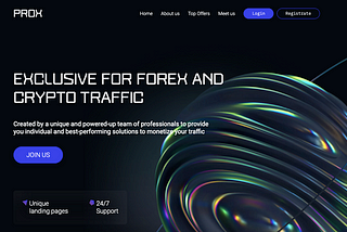 Is PROX exclusive for crypto and forex traffic?