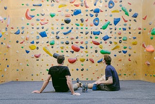 Climbing wall. Amizur Nachshoni