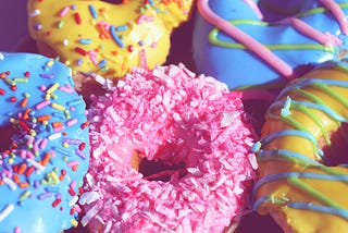 Doughnuts of different colors