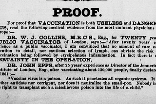 On the History of Suicidal Righteousness in the Anti-Vaccine Movement