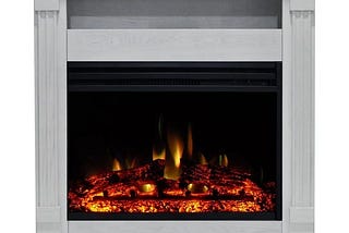 cambridge-sienna-34-electric-fireplace-heater-with-mantel-and-enhanced-log-display-white-1