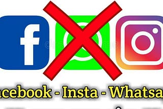 Facebook, Instagram और Whatsapp हुए बंद ?,