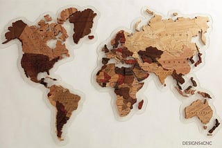 World Map free vector images in cdr