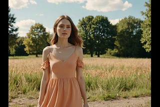 Peach-Midi-Dress-1