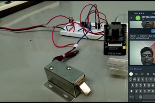 Smart Door Lock System using esp32-cam and Telegram chatbot