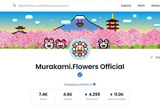 Iconic Murakami Flowers are now available as NFTs!