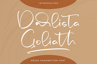 Darlista Goliath Font