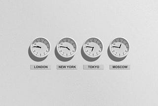 Image of different timezones
