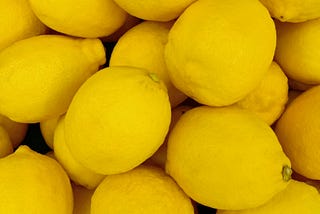 Journal #1: When Life Gives You Lemons, Create Lemonade!