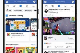 Facebook to launch an app for gaming.