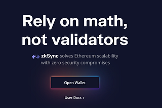 Why is zkSync in Leading Position of Ethereum Layer-2 Scaling Solution?