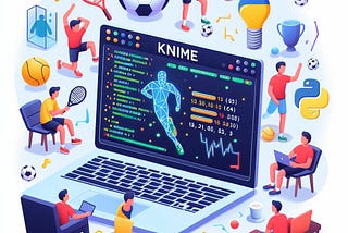 K-AI powered Python Code Generation in KNIME and the evaluation of Sports Scoring systems