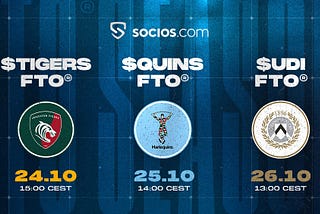 Fan Token Season: Week Seven — Leicester Tigers, Harlequins, Udinese Calcio