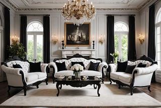 Black-White-Loveseats-1