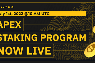 ApeX Staking Program: Start Earning Now!