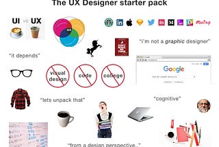 ux design starter pack meme