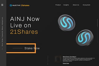 All You Need to Know About Injective’s AINJ ETP on 21Shares
