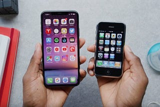 iPhone 1 vs iPhone 12