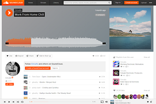 SoundCloud Redesign