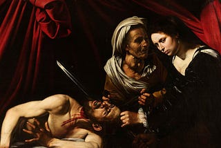 “Judith and Holofernes”, Caravaggio, 1606