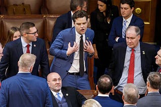 Matt Gaetz thrills Congress to spontaneous acapella of “I Touch Myself” during tense voting for…