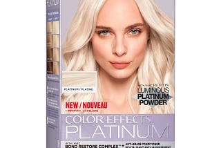 Luminous Platinum Hair Dye with Jojoba and Sunflower Seed Oil | Image