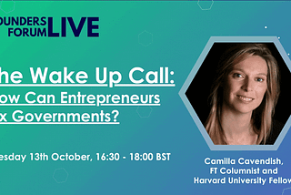 The Wake-Up Call | How Can Entrepreneurs Fix Government