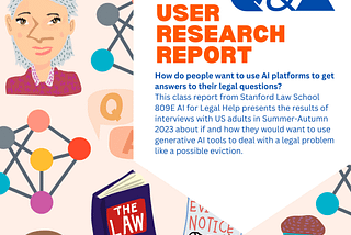 User Research Report into AI for Access to Justice: Legal Question & Answers