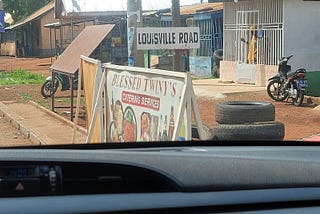 Louisville Road is one of the main intersections in Tamale