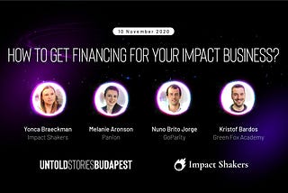 Impact Shakers at Untold Stories Budapest
