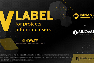 SINOVATE rejoint officiellement l’initiative de transparence de Binance info .
