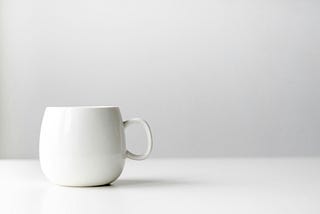 white coffee cup