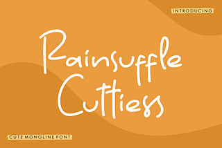 Rainsuffle Cutties Font