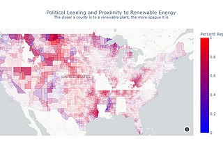 Investigating Political Leanings of Communities Surrounding Renewable Power Plants