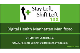 Manhattan Manifesto for digital health