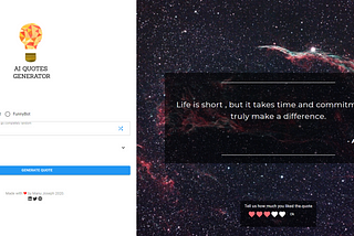 How to Train and Deploy Custom AI-Generated Quotes using GPT2, FastAPI, and ReactJS