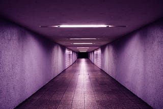 An empty underpass