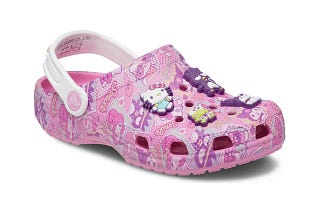 Hello Kitty Crocs: Durable, Cushioned, and Stylish Pink Clogs | Image