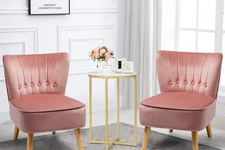 Modern Velvet Accent Swivel Leisure Sofa Chair for Compact Spaces | Image