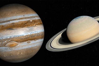 Jupiter and Saturn will form the first “double planet” in 800 years