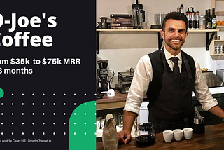 How a Coffee Roaster Went from $35k to $75k MRR in 3 months 🙀