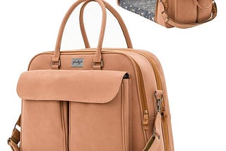 gladly-family-pod-diaper-bag-changing-station-travel-cot-porcini-tan-1