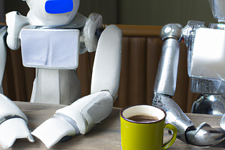 robots-drinking-coffee