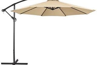 topeakmart-10ft-hanging-patio-offset-umbrella-with-crank-cross-base-tan-size-10-beige-1