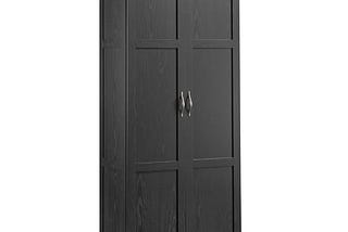 sauder-select-4-shelf-engineered-wood-storage-cabinet-in-black-1