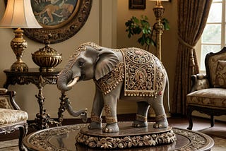 World-Menagerie-Fateh-Elephant-End-Table-1