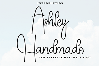 Ashley Handmade Font