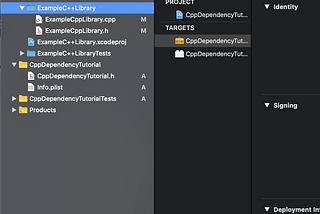Set up C++ library dependencies in Swift projects