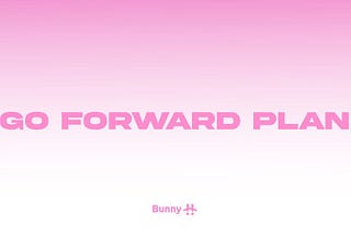 pBUNNY Release — Go Forward Plan